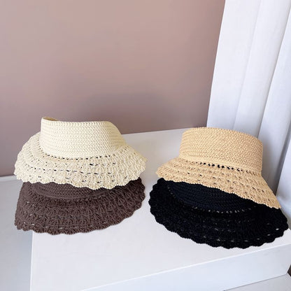 Plain Knit Sun Visor