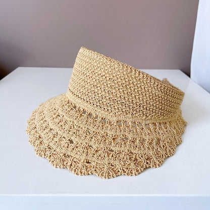 Plain Knit Sun Visor