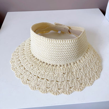 Plain Knit Sun Visor