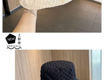 Jacquard Bow Bucket Hat