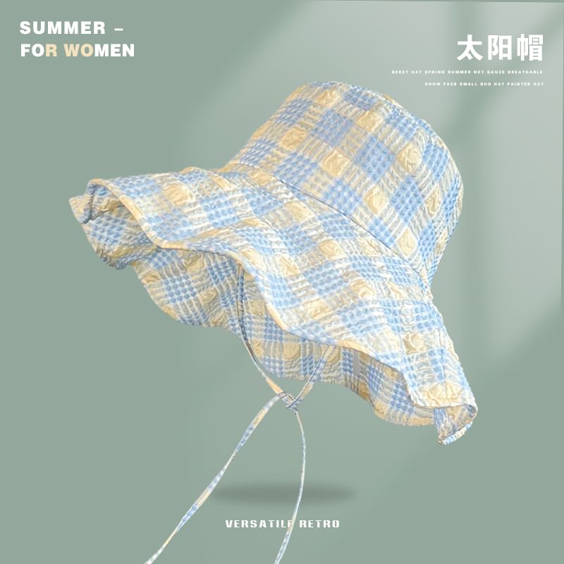 Plaid Sun Hat