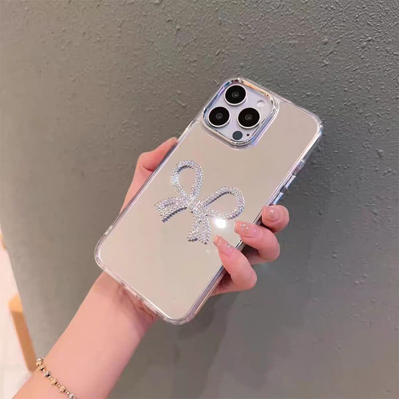 Pearl Mirrored Faux Phone Case