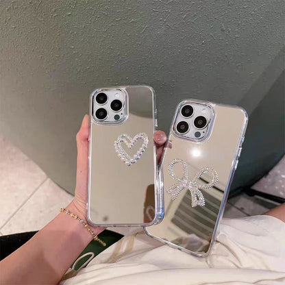 Pearl Mirrored Faux Phone Case