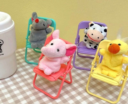 Chair Plastic Desktop Phone Stand