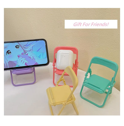 Chair Plastic Desktop Phone Stand