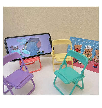 Chair Plastic Desktop Phone Stand