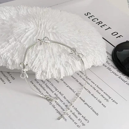 Bow Alloy Bracelet / Choker