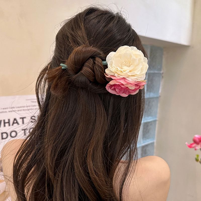 Floral U Shape Hair Stick