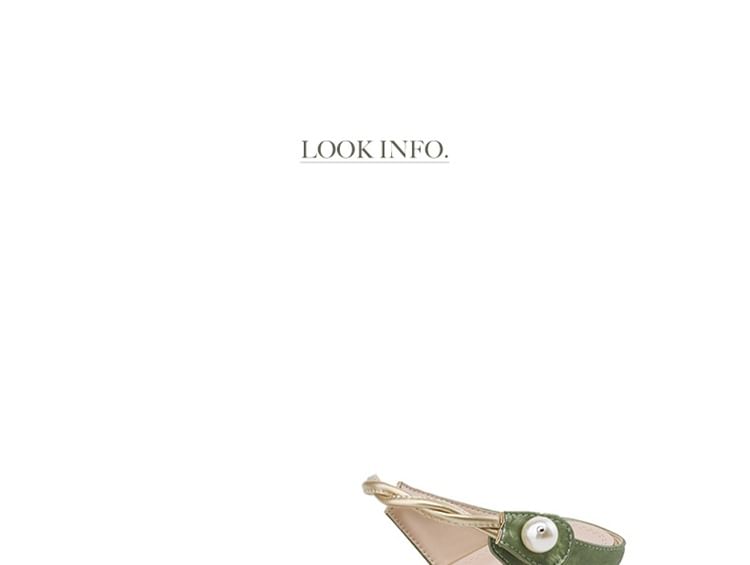 Cap Toe Chunky Heel Mules