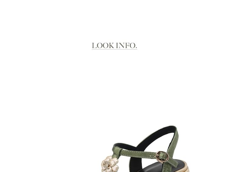 Cap Toe Chunky Heel Sandals
