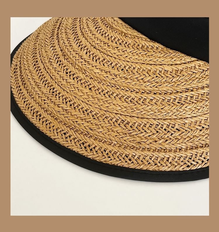 Straw Hat With Wide Brim