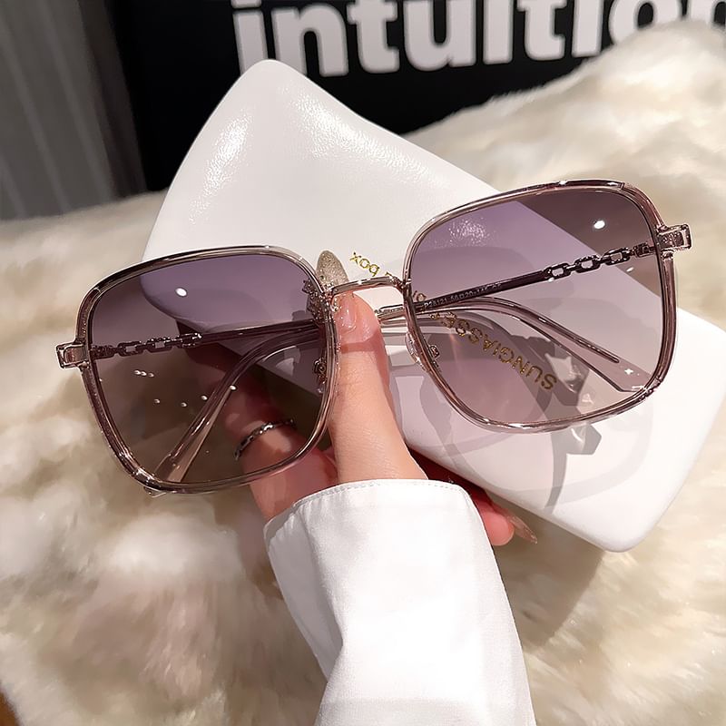 Polarized Square Sunglasses Frame