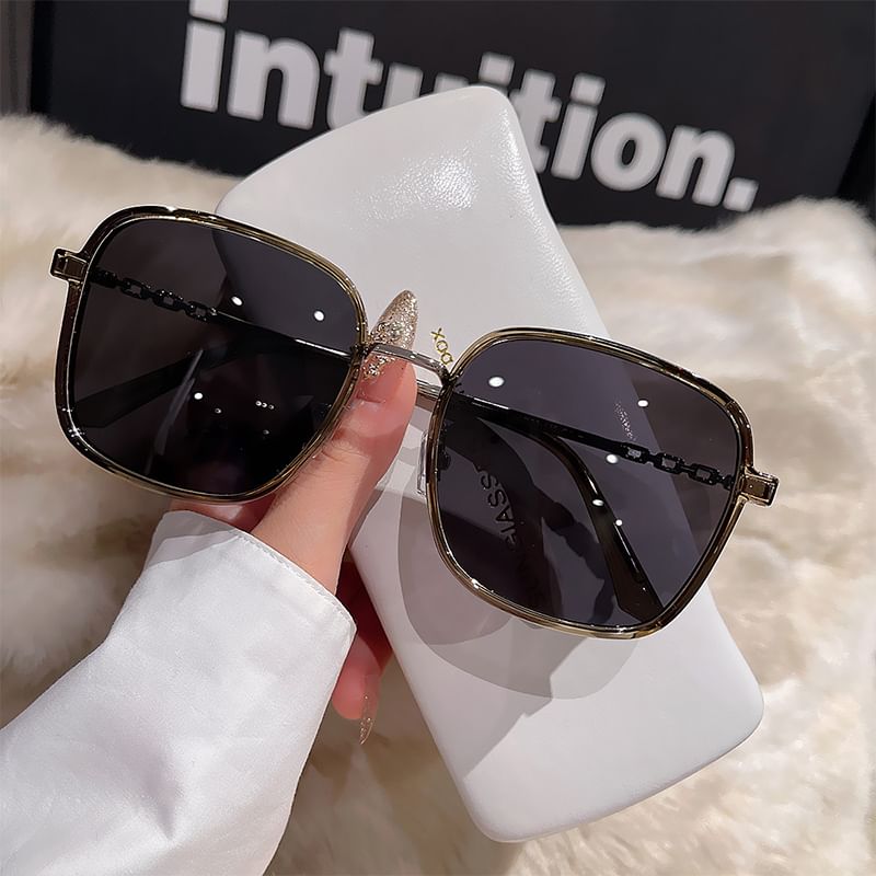 Polarized Square Sunglasses Frame