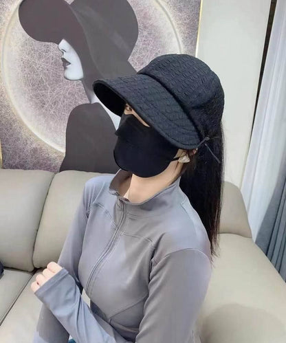 Top Textured Open Hat Plain