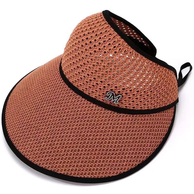 Trim Lettering Contrast Top Hat Open Sun