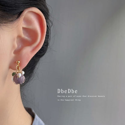 Faux Gemstone Faux Pearl Alloy Ear Cuff