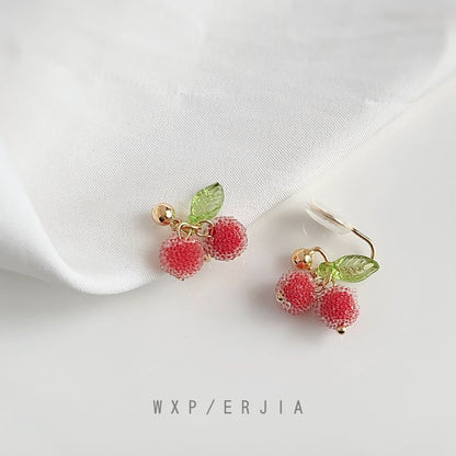 Fruit Resin Alloy Ear Cuff