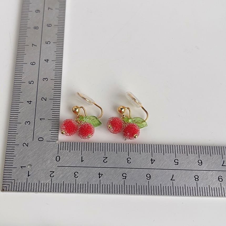 Fruit Resin Alloy Ear Cuff
