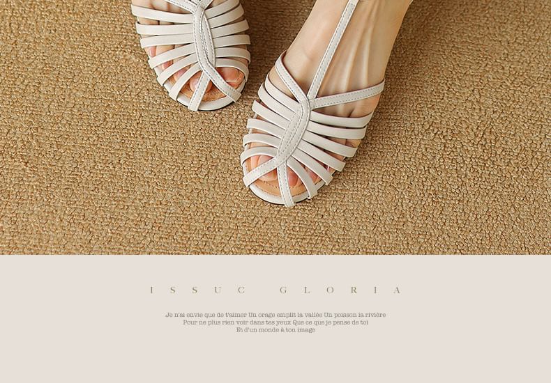 Chunky Heel Gladiator Sandals