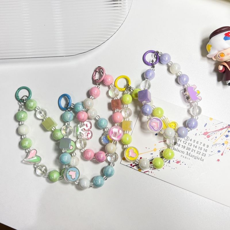 (Various Bead Phone Acrylic Designs) Strap