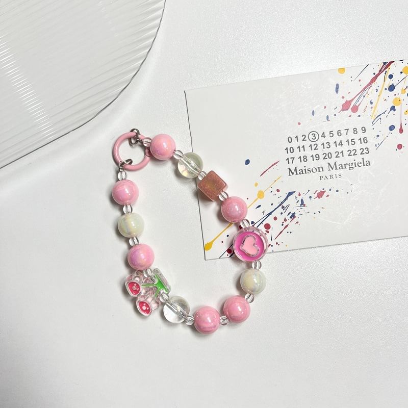 (Various Bead Phone Acrylic Designs) Strap