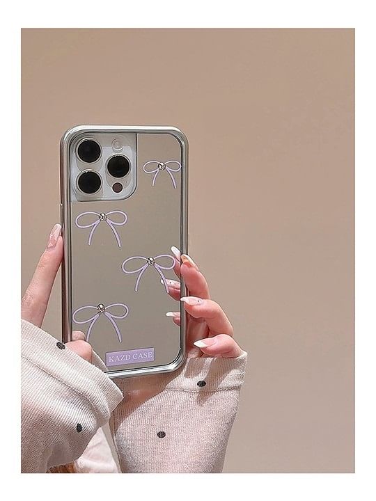 Mirrored Phone Bow Case