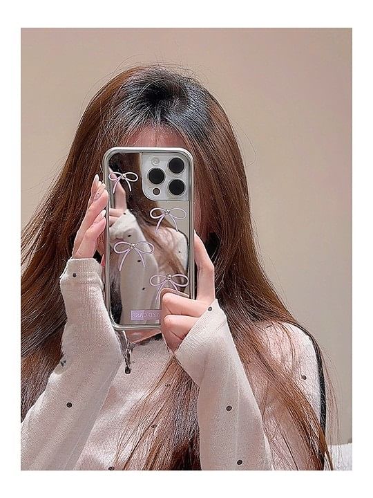 Mirrored Phone Bow Case