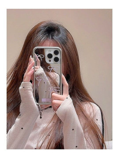 Mirrored Phone Bow Case