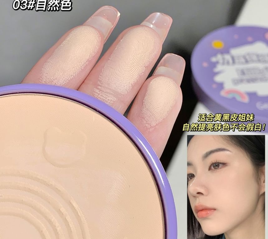 Oil Control Pressed Powder - 3 Colors