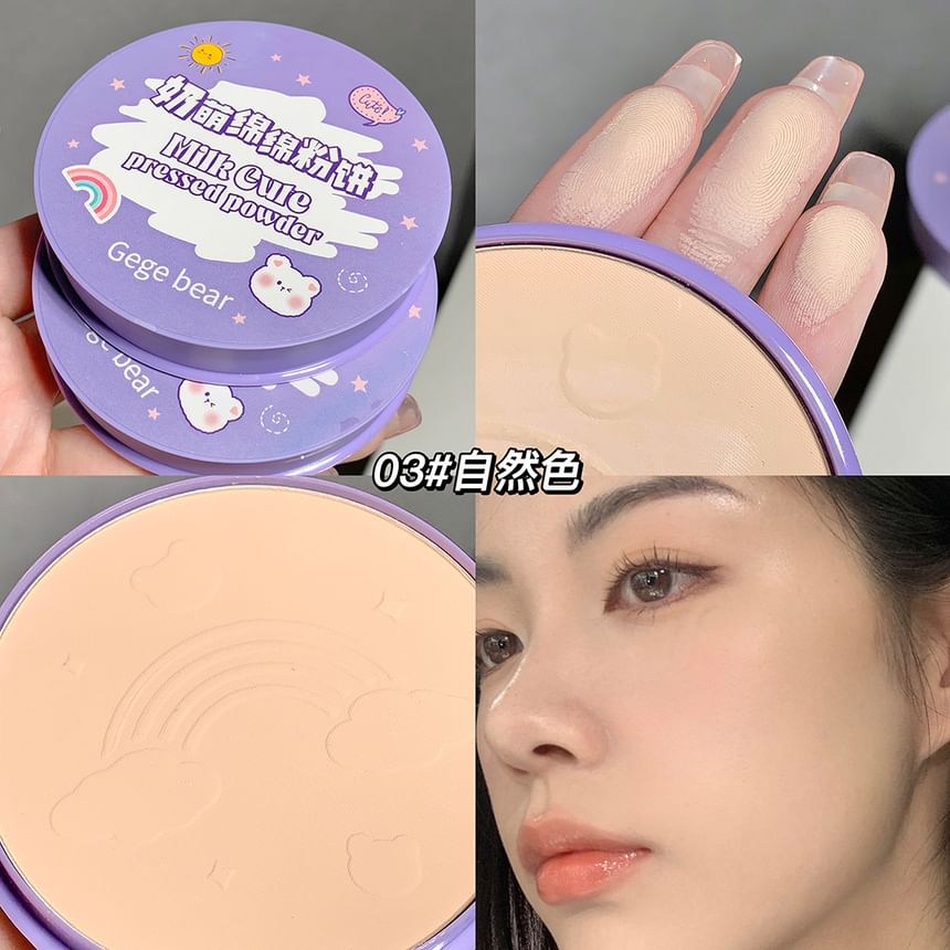 Oil Control Pressed Powder - 3 Colors