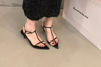 Slingback Kitten Heel Sandals