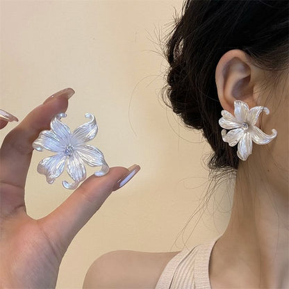 Floral Alloy Stud Earring / Dangle Earring