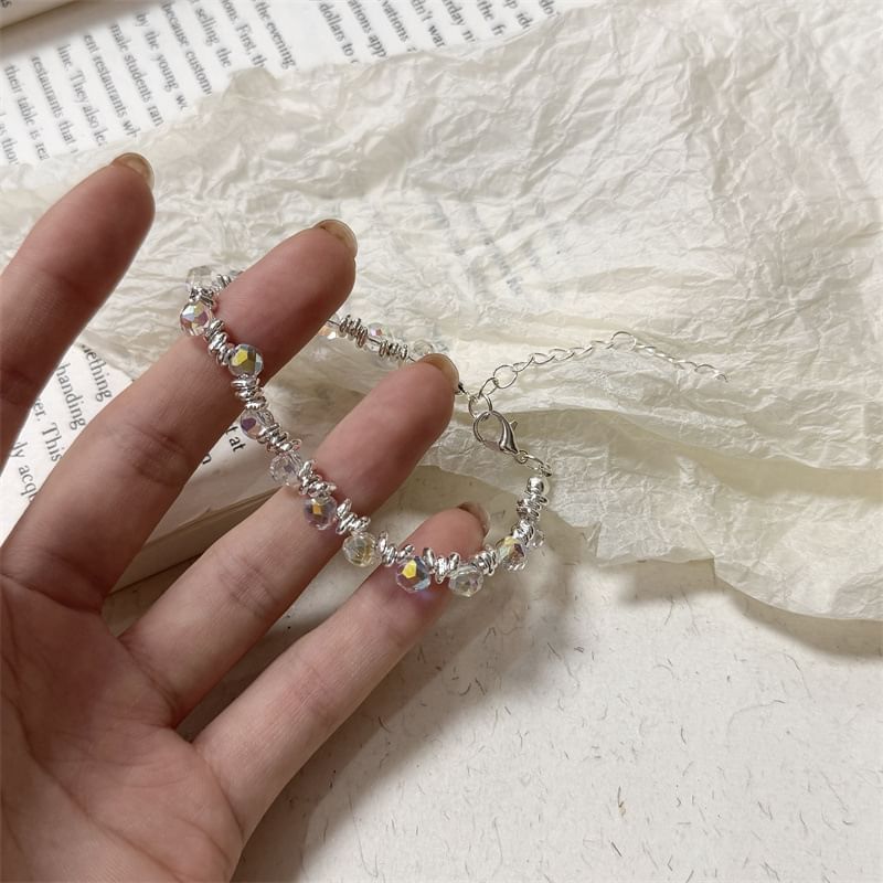 Faux Crystal Alloy Bracelet