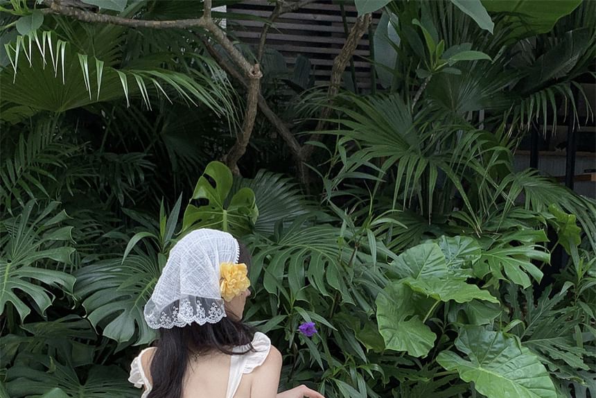 Spaghetti Strap Tie Back Maxi A-Line Dress