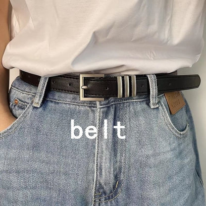 Faux Leather Belt