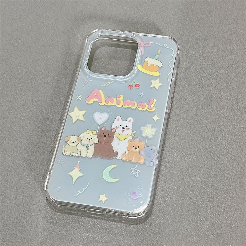 Dog Phone Case / Strap / Set - iPhone 15 Pro Max / 15 Pro / 15 Plus / 15 / 14 Pro Max / 14 Pro / 14 Plus / 14 / 13 Pro Max / 13 Pro / 13 / 13 mini / 12 Pro Max / 12 Pro / 12 / 12 mini / 11 Pro Max / 11 Pro / 11