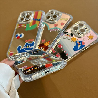 Phone Mirrored Cartoon Case