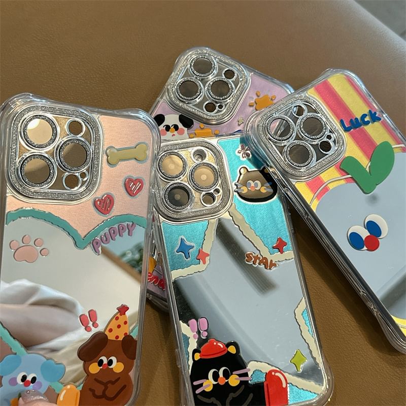 Phone Mirrored Cartoon Case