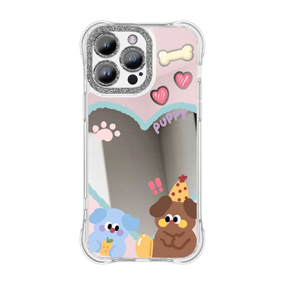 Phone Mirrored Cartoon Case