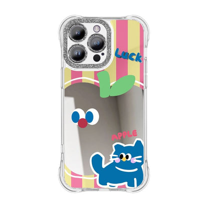 Phone Mirrored Cartoon Case