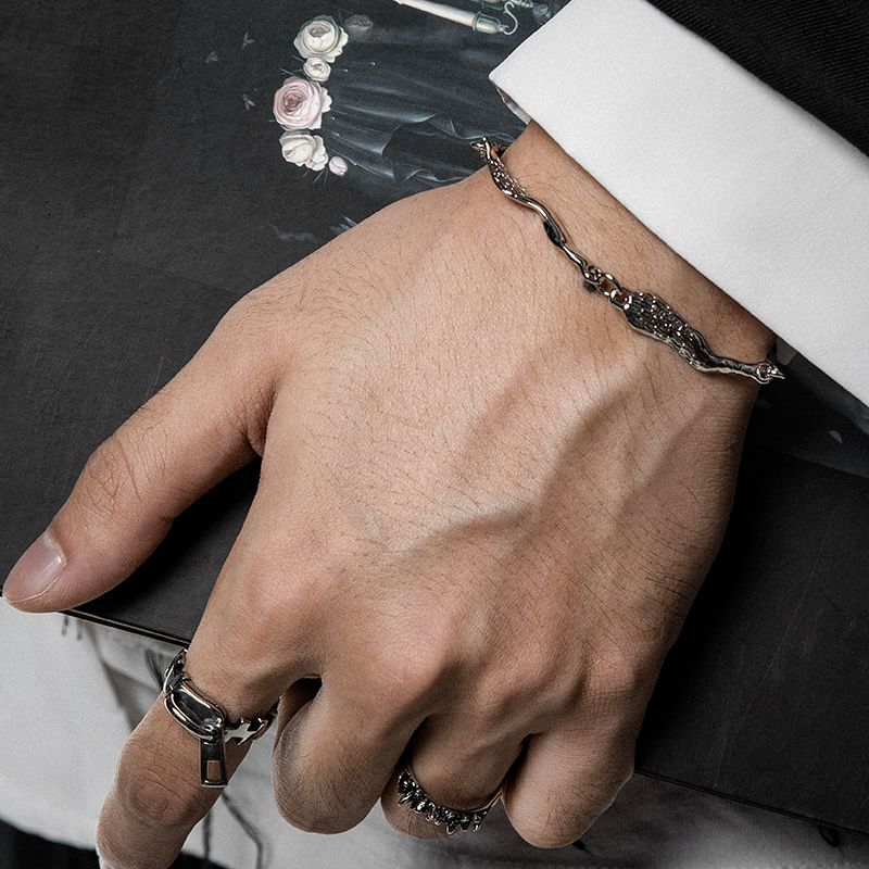 Irregular Stainless Steel Bracelet