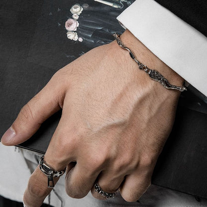 Irregular Stainless Steel Bracelet