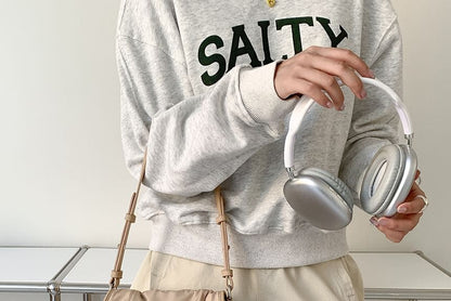 Plain Buckled Nylon Flap Tote Bag