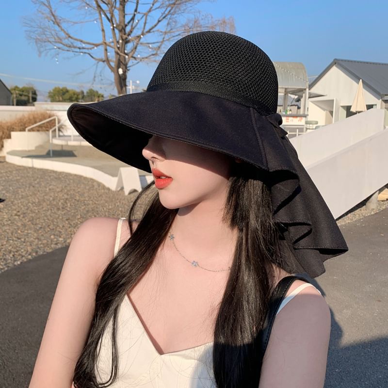 Ruffle Plain Sun Hat