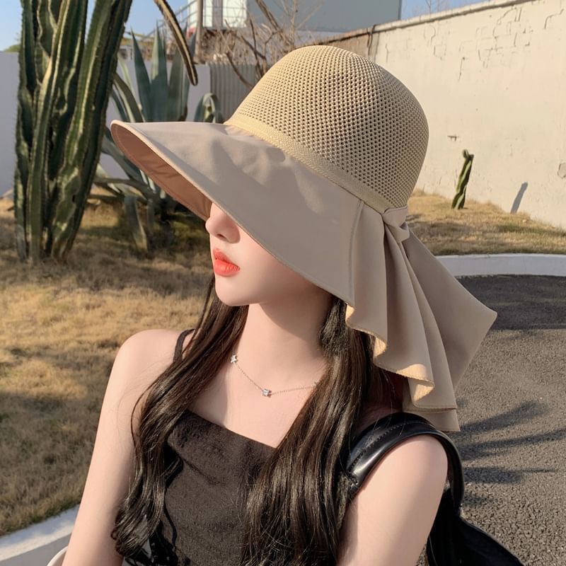 Ruffle Plain Sun Hat