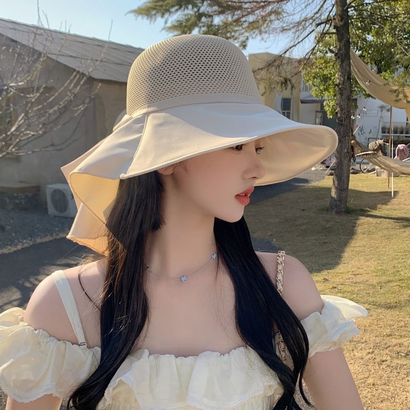 Ruffle Plain Sun Hat