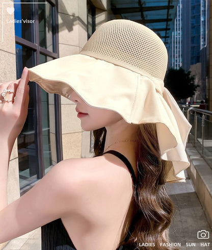 Ruffle Plain Sun Hat