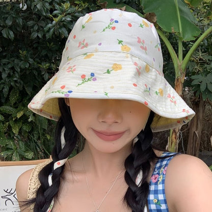 Floral Print Bucket Hat