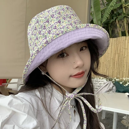 Floral Print Bucket Hat