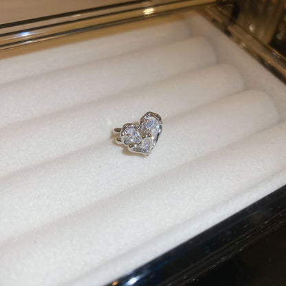 Star / Heart Rhinestone Ear Cuff